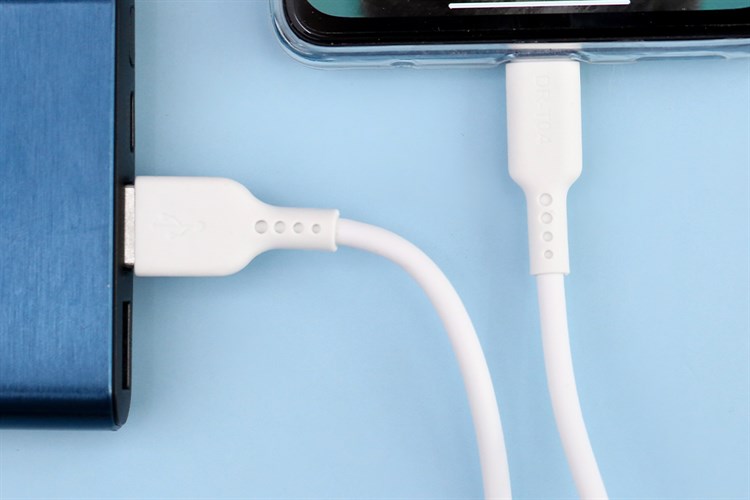 Cáp Type C 1m Hydrus DR-T04 Màu Trắng