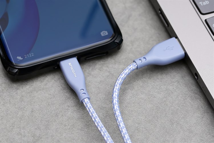 Cáp Type C 1m Hydrus DS13C-WB Màu Tím