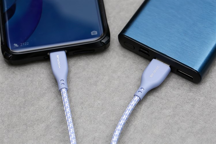 Cáp Type C 1m Hydrus DS13C-WB Màu Tím