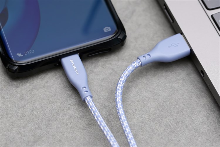 Cáp Type C 2m Hydrus DS14C-WB Màu Tím