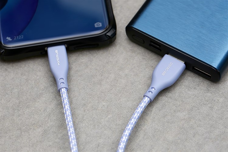 Cáp Type C 2m Hydrus DS14C-WB Màu Tím