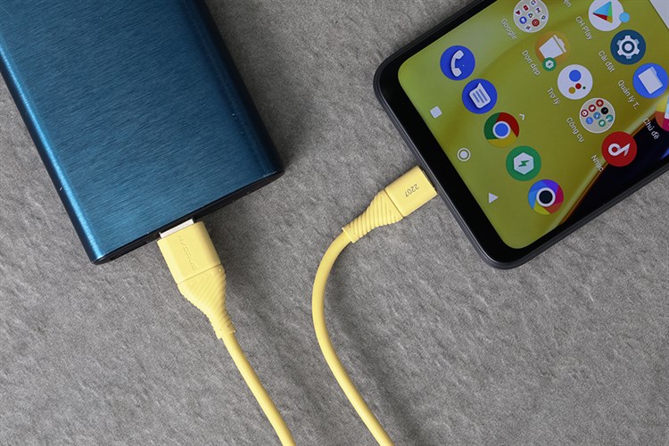 Cáp Type C 1m Hydrus DR-T05 Màu Vàng