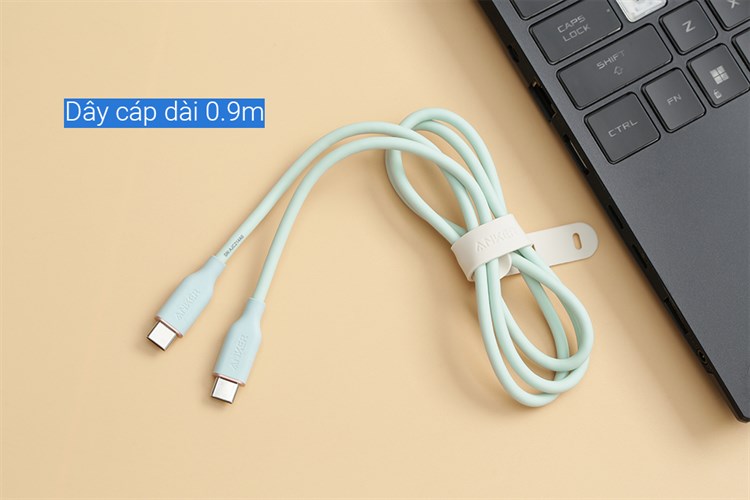 Cáp Type C - Type C 0.9m Anker PowerLine III Flow A8552