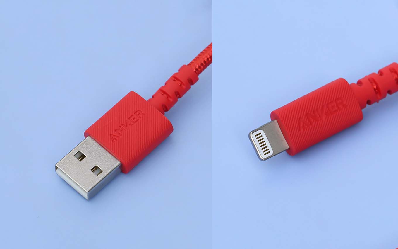 Cáp USB - Lightning MFI Anker A8012 0.9m - Trang bị đầu USB - Lightning hỗ trợ sạc pin tốt