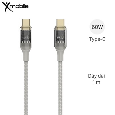 Cáp Type C - Type C 1m Xmobile DS101