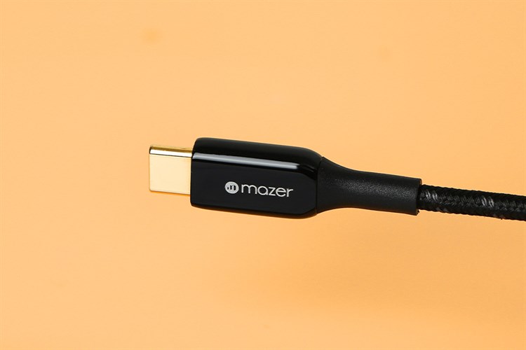 Cáp Type C - Type C  1.25m Mazer C2C125 Màu Đen