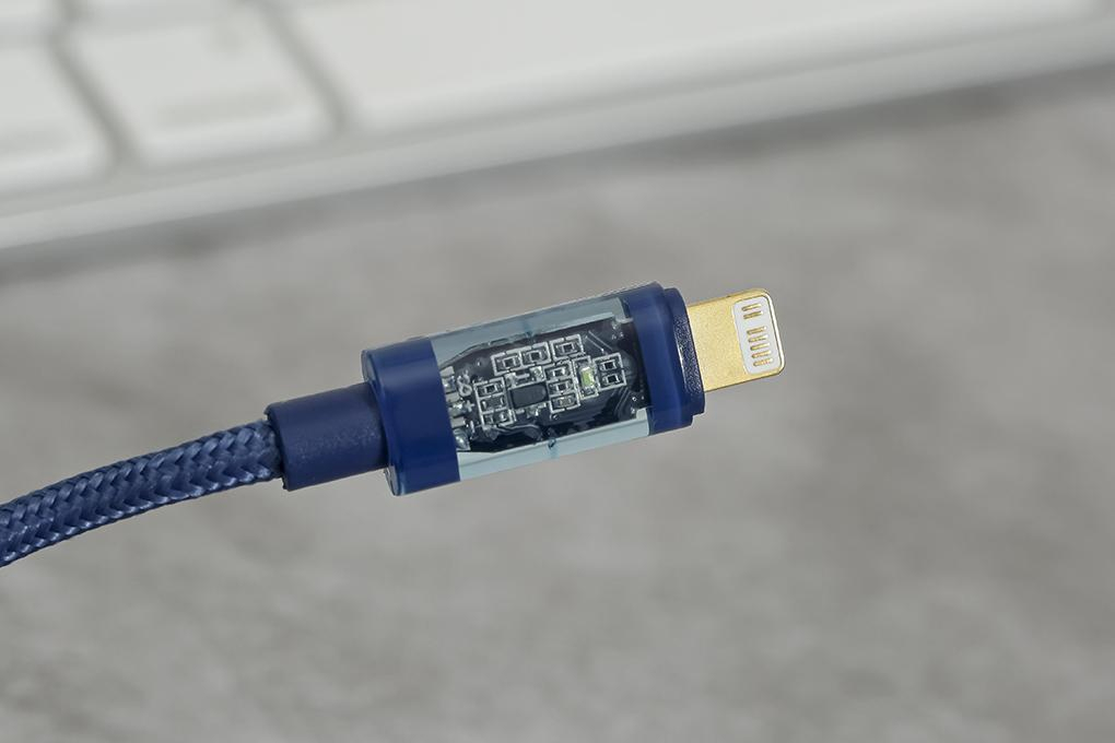 Cáp Type C - Lightning 1m Xmobile QC-TC06-1000 Màu Xanh Navy