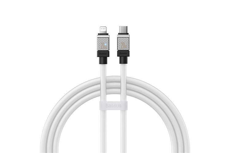 Cáp Type C - Lightning 1m Baseus CoolPlay CB000045 Màu Trắng