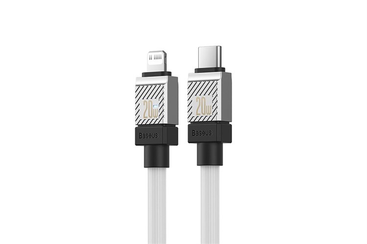 Cáp Type C - Lightning 1m Baseus CoolPlay CB000045 Màu Trắng