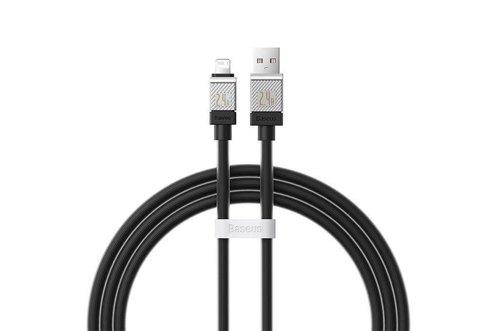 Cáp Lightning 1m Baseus CoolPlay CB000044 Màu Đen