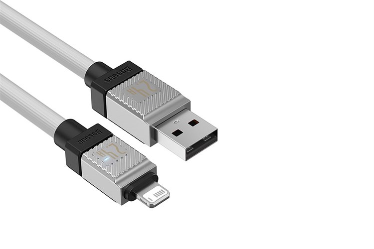 Cáp Lightning 1m Baseus CoolPlay CB000044 Màu Trắng