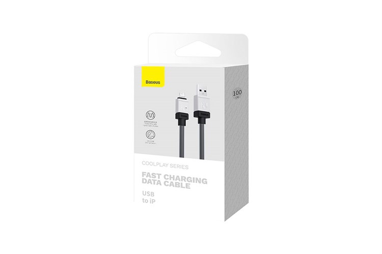 Cáp Lightning 1m Baseus CoolPlay CB000044 Màu Đen