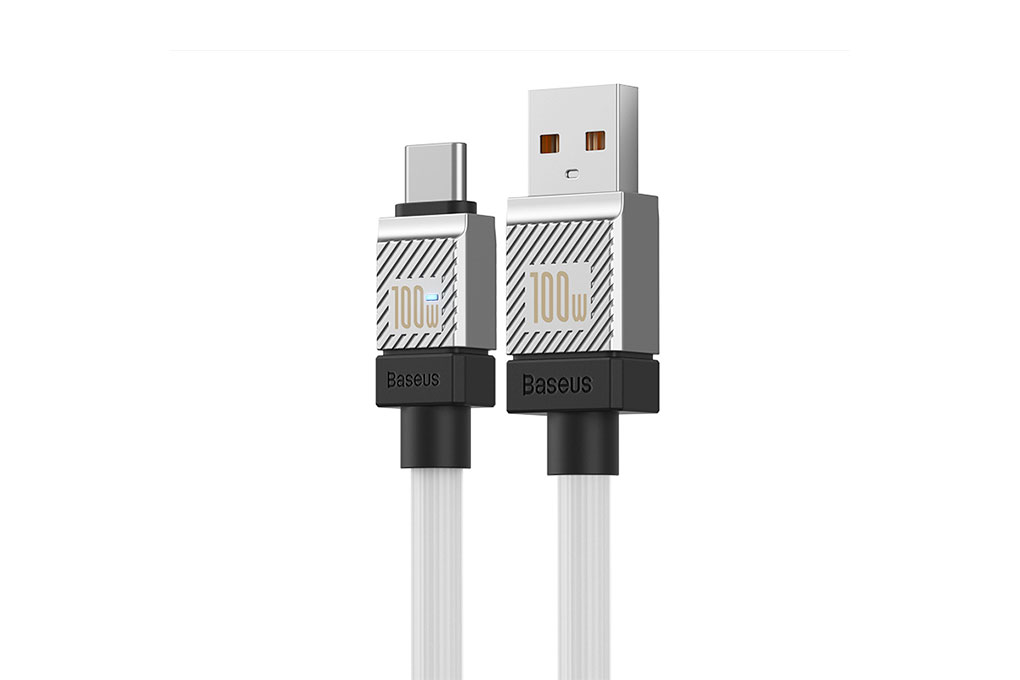 Cáp sạc USB-A - Type-C 15W 1m Baseus CoolPlay CB000046 Màu Trắng