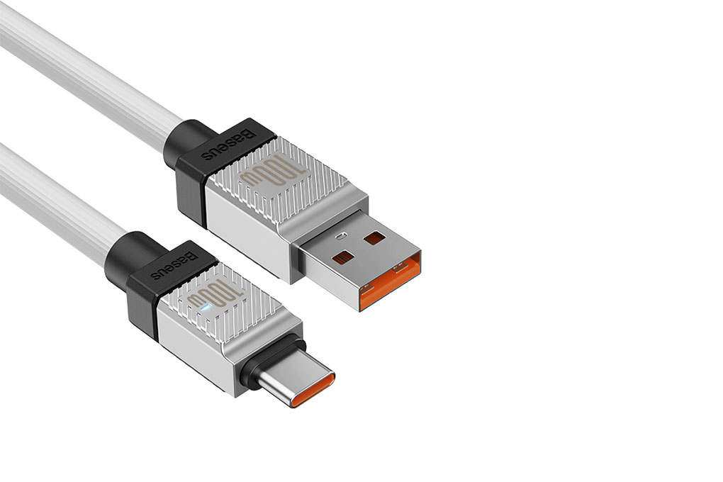 Cáp sạc USB-A - Type-C 15W 1m Baseus CoolPlay CB000046 Màu Trắng