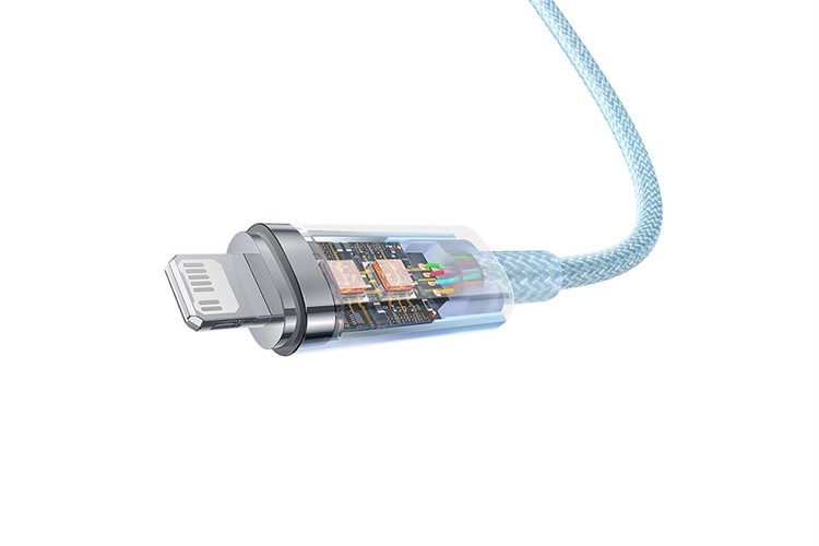 Cáp Type C - Lightning 1m Baseus Explorer CB000040 Màu Xanh da trời nhạt