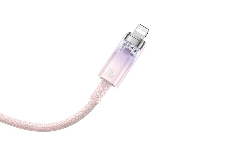 Cáp Type C - Lightning 1m Baseus Explorer CB000040 Màu Hồng