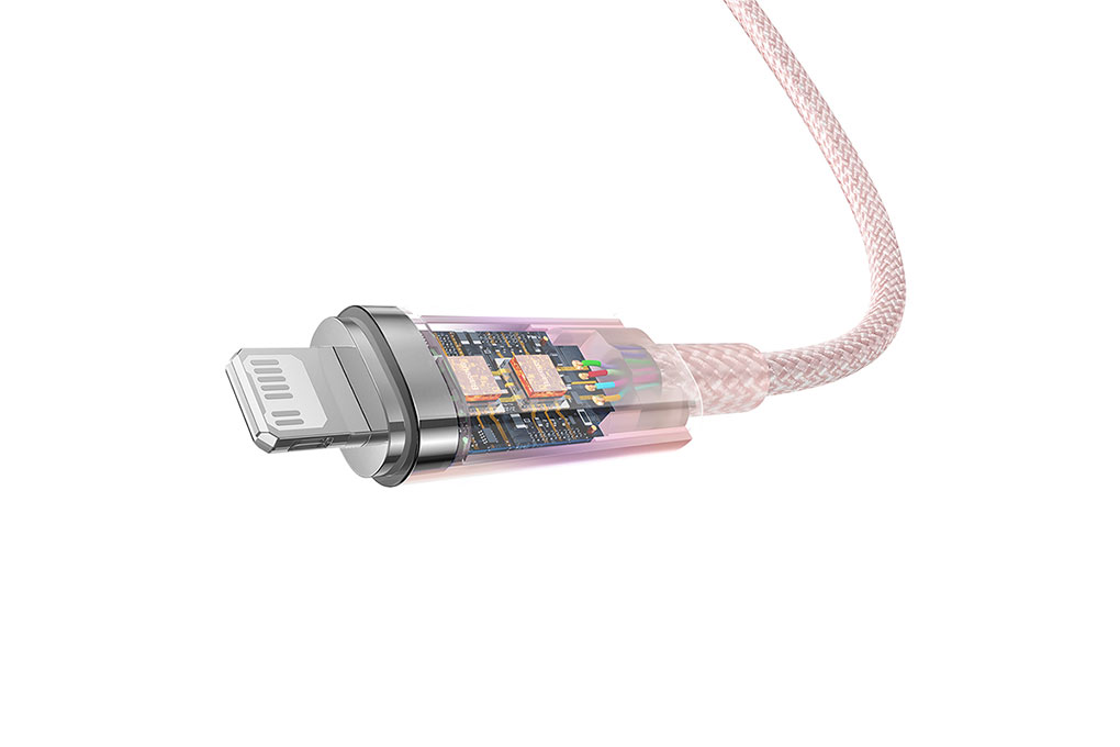 Cáp Type C - Lightning 1m Baseus Explorer CB000040 Màu Hồng