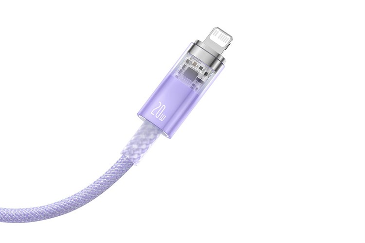 Cáp Type C - Lightning 1m Baseus Explorer CB000040 Màu Tím