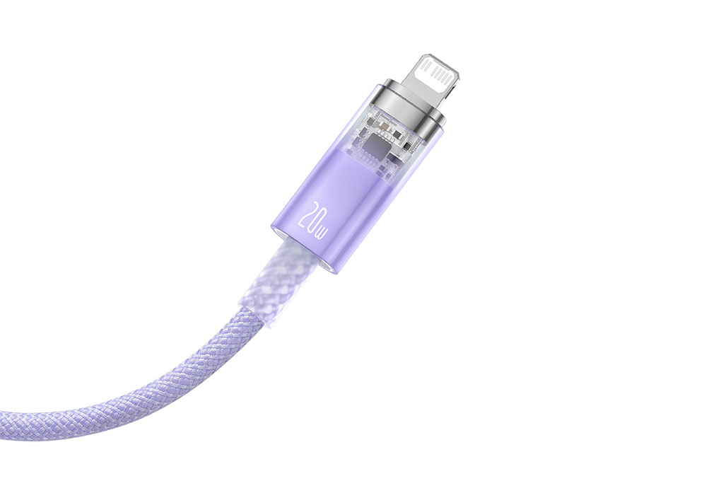 Cáp Type C - Lightning 1m Baseus Explorer CB000040 Màu Tím