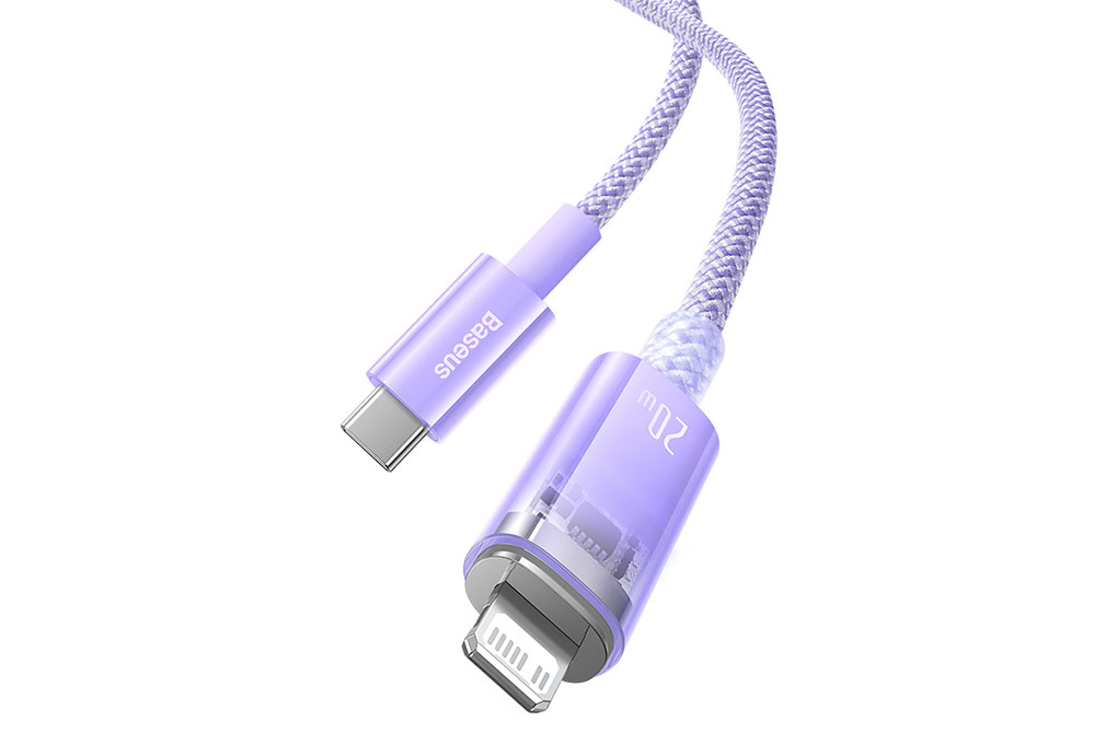 Cáp Type C - Lightning 1m Baseus Explorer CB000040 Màu Tím