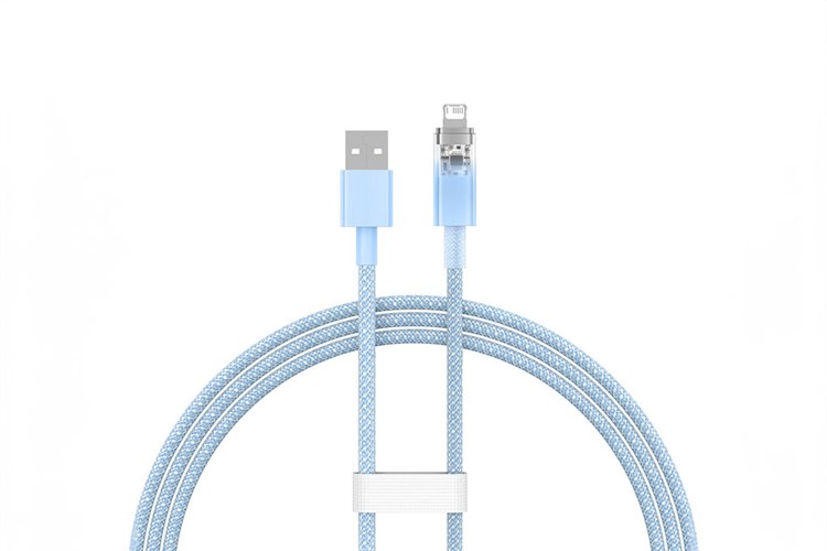 Cáp Lightning 1m Baseus Explorer CB000041 Màu Xanh da trời nhạt
