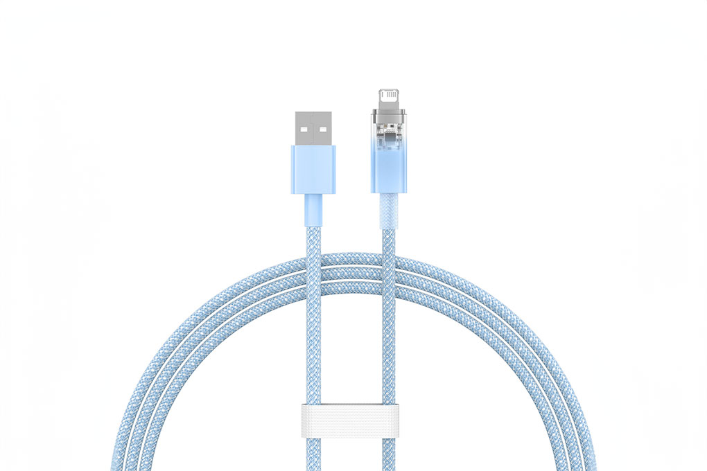Cáp Lightning 1m Baseus Explorer CB000041 Màu Xanh da trời nhạt