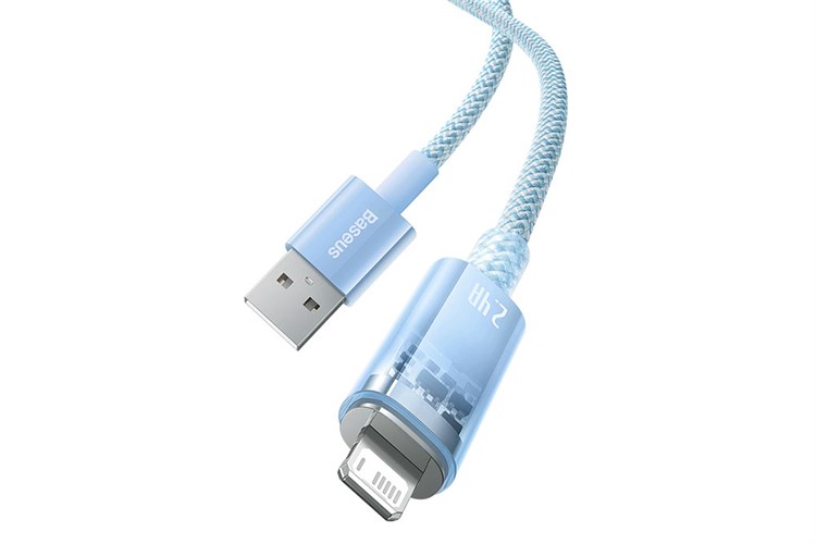 Cáp Lightning 1m Baseus Explorer CB000041 Màu Xanh da trời nhạt