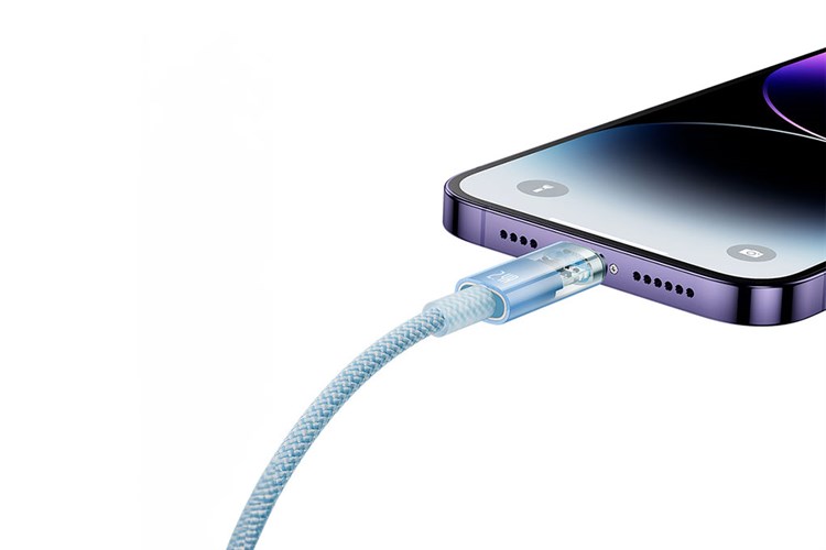 Cáp Lightning 1m Baseus Explorer CB000041 Màu Xanh da trời nhạt