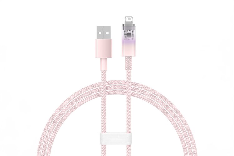 Cáp Lightning 1m Baseus Explorer CB000041 Màu Hồng