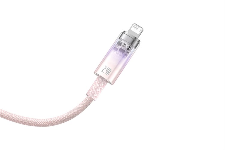 Cáp Lightning 1m Baseus Explorer CB000041 Màu Hồng