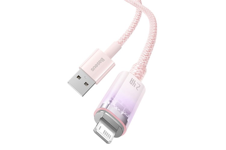 Cáp Lightning 1m Baseus Explorer CB000041 Màu Hồng