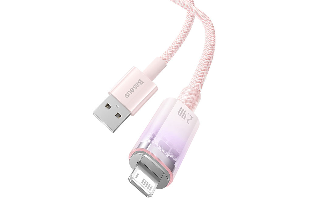 Cáp Lightning 1m Baseus Explorer CB000041 Màu Hồng