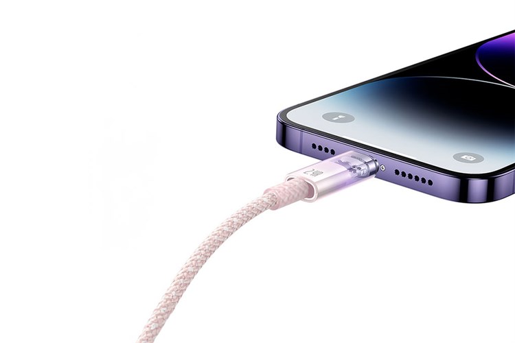 Cáp Lightning 1m Baseus Explorer CB000041 Màu Hồng