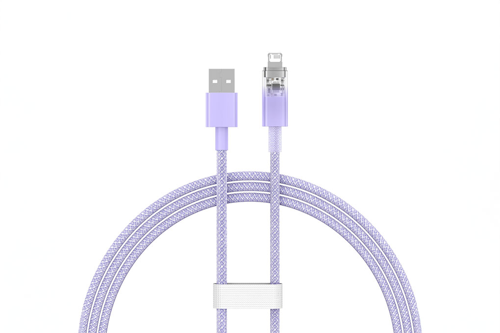 Cáp Lightning 1m Baseus Explorer CB000041 Màu Tím