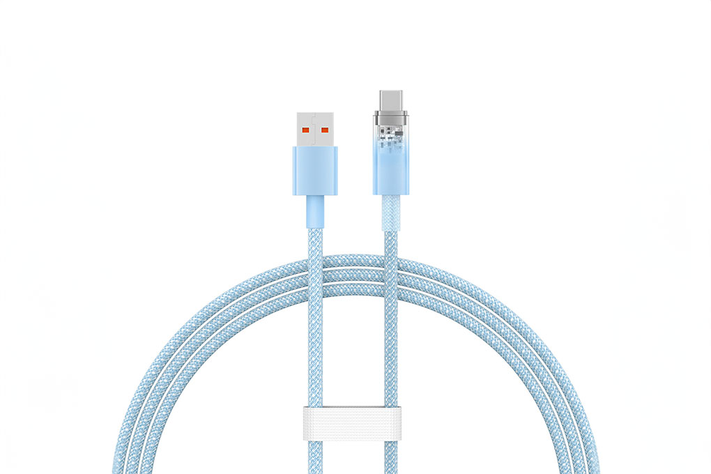 Cáp Type C 1m Baseus Explorer CB000042 Màu Xanh da trời nhạt
