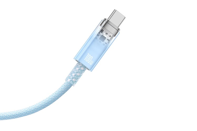 Cáp Type C 1m Baseus Explorer CB000042 Màu Xanh da trời nhạt