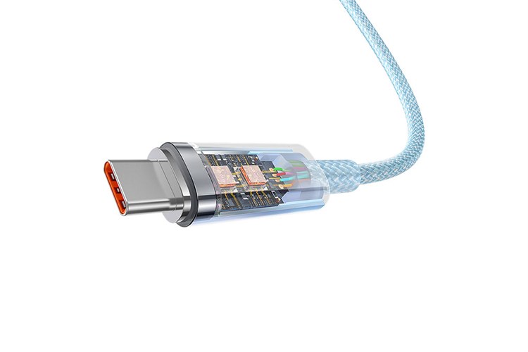 Cáp Type C 1m Baseus Explorer CB000042 Màu Xanh da trời nhạt