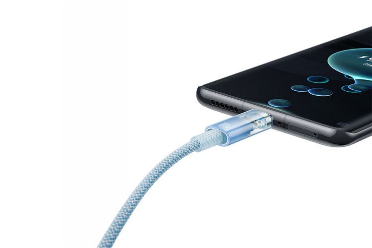 Cáp Type C 1m Baseus Explorer CB000042 Màu Xanh da trời nhạt