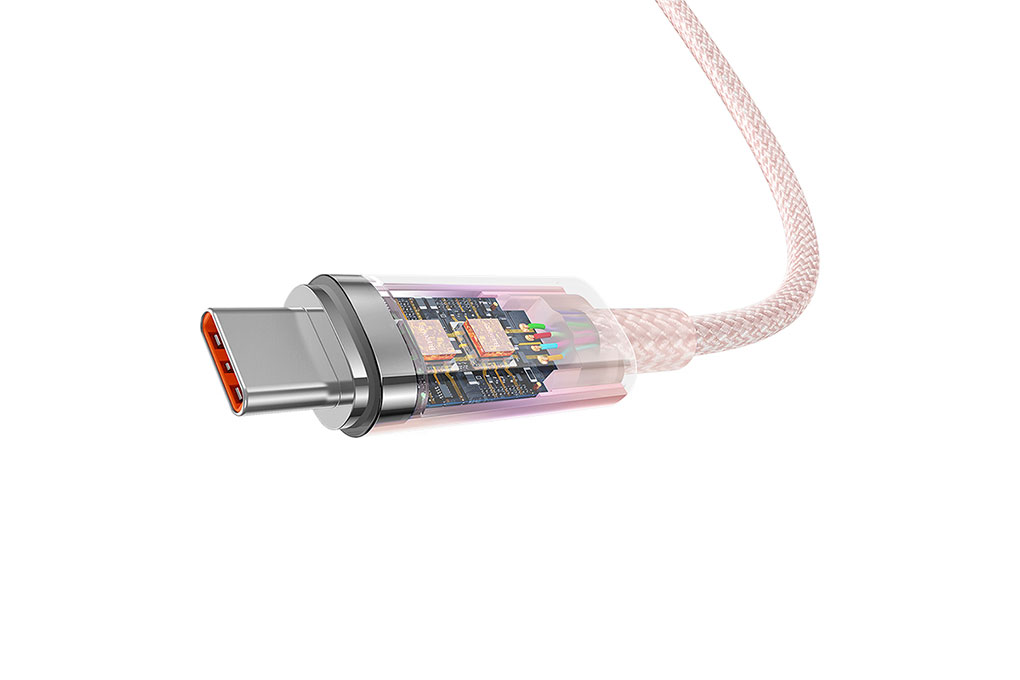 Cáp Type C 1m Baseus Explorer CB000042 Màu Hồng