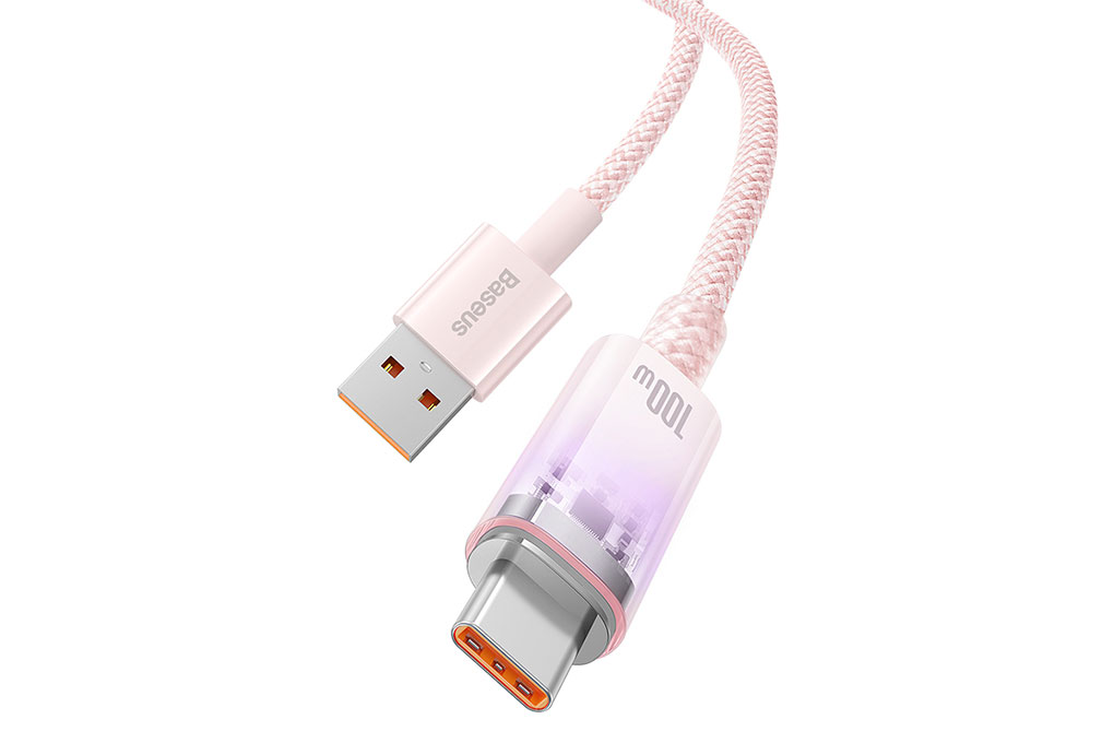Cáp Type C 1m Baseus Explorer CB000042 Màu Hồng
