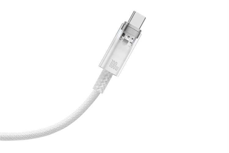Cáp Type C 1m Baseus Explorer CB000042 Màu Trắng
