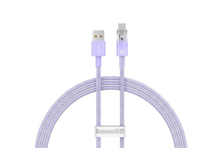 Cáp Type C 1m Baseus Explorer CB000042 Màu Tím