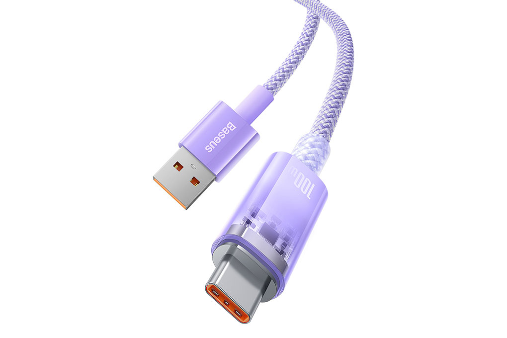 Cáp Type C 1m Baseus Explorer CB000042 Màu Tím