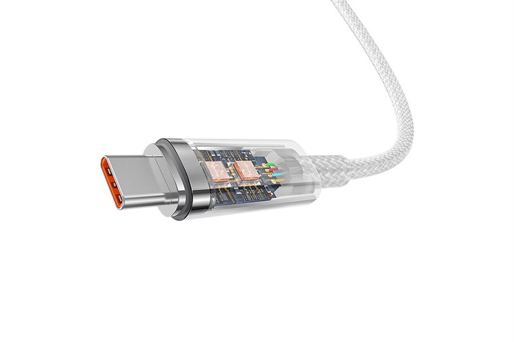 Cáp Type C 1m Baseus Explorer CB000042 Màu Trắng