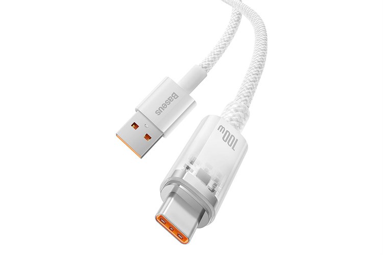 Cáp Type C 1m Baseus Explorer CB000042 Màu Trắng