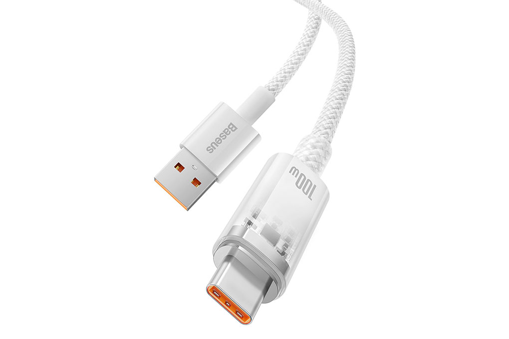 Cáp Type C 1m Baseus Explorer CB000042 Màu Trắng