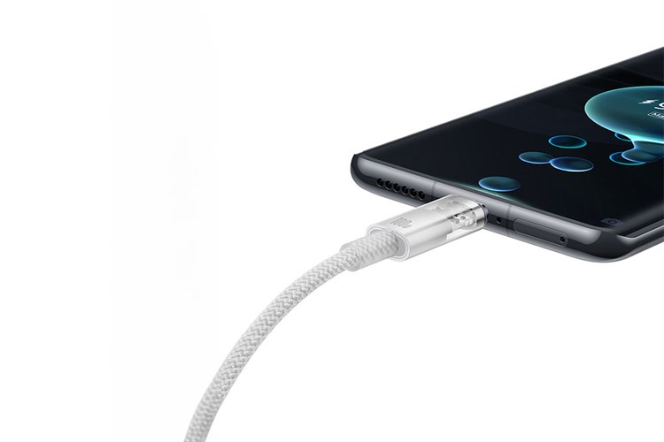 Cáp Type C 1m Baseus Explorer CB000042 Màu Trắng