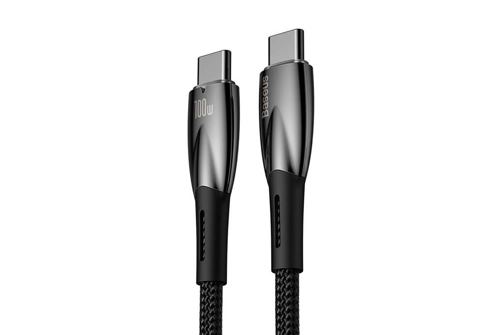 Cáp sạc nhanh và truyền dữ liệu Type-C - Type-C 100W 2m Baseus Glimmer CB000025 - 2
