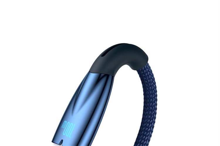 Cáp sạc và truyền dữ liệu USB-A - Type-C 15W 1m Baseus Glimmer CB000024 Màu Xanh Dương