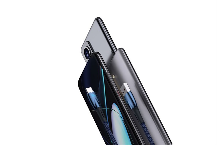 Cáp sạc và truyền dữ liệu USB-A - Type-C 15W 1m Baseus Glimmer CB000024 Màu Xanh Dương